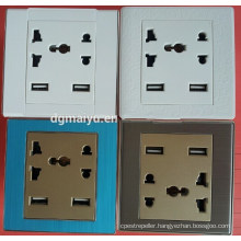 Universal Wall Socket with Dual USB Charger USA Plug Socket